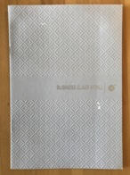 QATAR AIRWAYS BUSINESS CLASS MENU DOH-EUR/JC-HBML4/CY1-V1 - Menu Cards