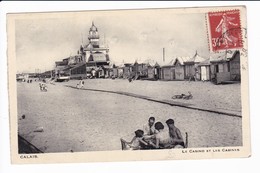 CALAIS - Le Casino Et Les Cabines - Calais