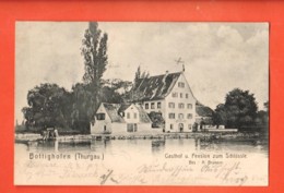 ZAD-34 SELTEN Bottighofen Bei Kreuzlingen  GAsthof Zum Schlössle Feldpost Militär 1907 - Kreuzlingen