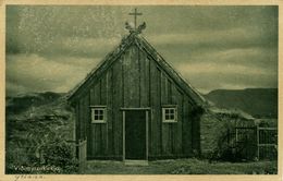 Iceland, Viðimyrarkírkja Church (1930s) Postcard - Islande