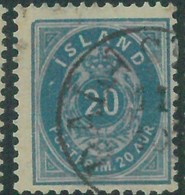 88195c  - ICELAND -  STAMP  - MICHEL  #  14Bb -   Very Fine  USED - Ungebraucht