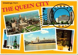 Ohio Cincinnati Greetings From The Queen City Multi View - Cincinnati