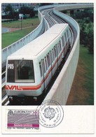 FRANCE - Cachet "Europa 1988" Sur CPM "Le Val" - Paris 30/4/1988 - Trenes