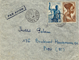 1948- Enveloppe De SIBITI / MOYEN CONGO  Par Avion Pour Paris - Covers & Documents