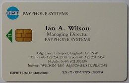 UK - Great Britain - GPT - Smartcard - PRO418 - Ian A Wilson - 23/5/001735/... - 31/03/2000 - Other & Unclassified