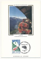 FRANCE - Carte FDC Soie - 3,40 Le Train D'Ardouste - Laruns - Pyrénées - 1er Jour 10/7/1993 - Eisenbahnen