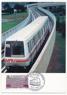 FRANCE - Cachet "Europa 1988" Sur CPM "Le Val" - Strasbourg 30/4/1988 - Trenes