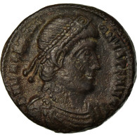 Monnaie, Valentinien I, Half Maiorina, 364-365, Thessalonique, TTB, Cuivre - The End Of Empire (363 AD To 476 AD)