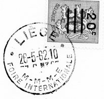 Cachet Spécial "Liège 26-5-1962 Foire Internationale" Sur COB 1173 - Gedenkdokumente