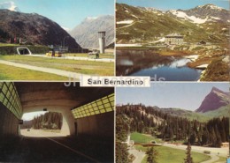 San Bernardino Strassentunnel - Tunneleingang Nordseite Sudseite - Passhohe - Ristorante Ospizio - Switzerland - Unused - Sent