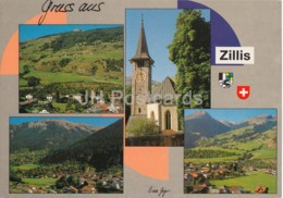 Gruss Aus Zillis - Val Schons Mit Der Kirche St Martin - Switzerland - Unused - Zillis-Reischen