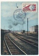 FRANCE - Carte Maximum 19eme Congrès International Des Chemins De Fer - 1966 - Trains