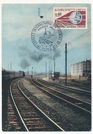 FRANCE - Carte Maximum 19eme Congrès International Des Chemins De Fer - 1966 - Eisenbahnen