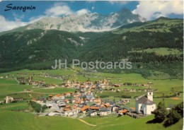 Savognin Am Julierpass 1210 M Mit Piz Mitgel - 1982 - Switzerland - Used - Savognin