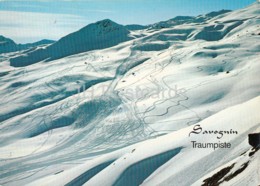 Savognin - Traumpiste - Piz Martegnas 2670 M - Naladas - 1973 - Switzerland - Used - Savognin