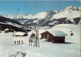 Obersaxen - Sesselbahn - Kartitscha Mit Brigelserhorner - Cable Car - 5354 - 1970 - Switzerland - Used - Breil/Brigels