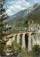 Landwasser Viadukt Der Rhat Bahn Bei Filisur - Train - Railway - Switzerland - Unused - Filisur