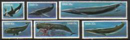 South West Africa - 1980 Whales Set (**) # SG 338-343 , Mi 466-471 - Baleines