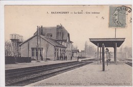 51 BAZANCOURT  La Gare ,côté Intérieur - Bazancourt