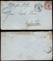 S8200 - NDP Sachsen EF Auf Firmen Briefumschlag Muster Ohne Wert : Gebraucht Crimmitschau - Zeulenroda 1869, Bedarfser - Saxony