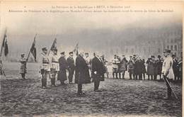 57-METZ-PRESIDENT DE LA REPUBLIQUE 8 DECEMBRE 1918, ALLOCUTION DU PRESIDENT AU MARECHAL PETAIN , REMISE DU BÂTON - Metz