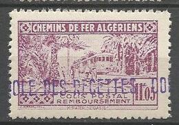 ALGERIE COLIS POSTAUX N° 93 NEUF** Luxe SANS CHARNIERE  / MNH - Paquetes Postales