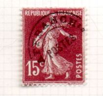 FRANCE PREOB N° 53 15C LILAS BRUN E CROCHET NEUF AVEC CHARNIERE - Used Stamps