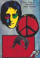 CPM Lennon John Beatles Tirage Limité Numéroté Et Signé En 30 Exemplaires Joan Baez - Artiesten