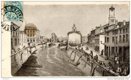 Delcampe - 88 VOSGES  Cinq Heures Du Matin à EPINAL Les Pots De Chambre Dans La Rivière - Epinal
