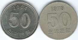 South Korea - 50 Won - 1979 - KM20 & 2004 - KM34 - Korea, South