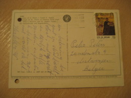 199? To Antwerpen Belgium Stamp On Cancel Basilica S. Pietro Post Card Vaticano Poste Vaticane VATICAN Italy - Storia Postale