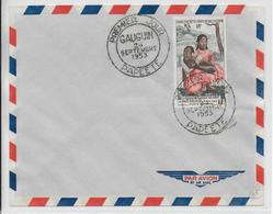 OCEANIE - GAUGUIN - 1953 - POSTE AERIENNE N° 30 Sur ENVELOPPE FDC ! De PAPEETE - Posta Aerea