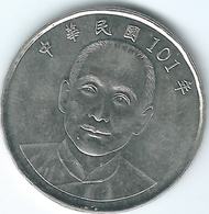 Taiwan - 2012 (Year 101) - 10 Dollars - KMY574 - Taiwan