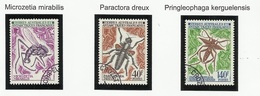 TAAF N° 40 à 42 ° Oblitérés De 1972 Insecte - Used Stamps