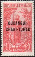 Oubangui N°  33 ** Timbre Du Congo Surchargé - Nuevos