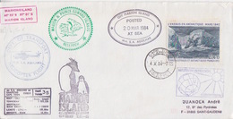 Polaire Sudafricain, PA 79 (TAAF) Obl. Cape Town Le 4 V 84 + Marion Is (20Mar84) + Agulhas Voyage 35 + Hélico - Lettres & Documents