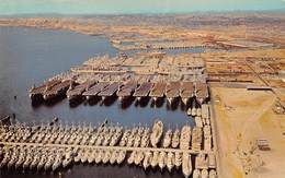 1240 "SAN DIEGO-(CALIFORNIA) NAVAL SHIPS IN MOTH BALLS AT U.S. NAVAL STATION.  CART ORIG - San Diego