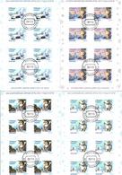 Russia 2013 . Happy New Year! Sochi 2014. 4 Sheetlets, Each Of 8.    Michel #  BL 1988-91  KB (oo) - Usados