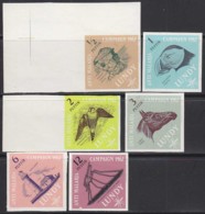 LUNDY ISLAND (1962) Anti-Malaria Campaign. Set Of 6 Imperforates. - Local Issues