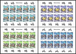 Angola 2019, Motorcycles, 4sheetlet IMPERFORATED - Angola