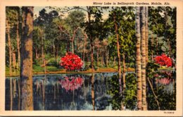 Alabama Mobile Mirror In Bellingrath Gardens 1936 Curteich - Mobile