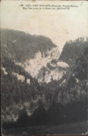 Cpa, Col Des Roches- Frontière Franco-Suisse) Une Vue Prise De La Route Des Brenets (Suisse, Neuchâtel),1913 - Les Brenets