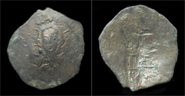 Byzantine Alexius III Comnenus Billon Aspron Trachy - Byzantinische Münzen