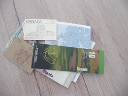 Canada Lots 10 Carnets TP Anciens - Sonstige & Ohne Zuordnung