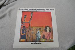 Jam Session - Jimmy Pages & Sonny Boy Williamson & Brian Auger - Charly Records CR 3000.011 B -  Réédition 1976 - Blues