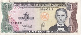 BILLETE DE LA REPUBLICA DOMINICANA DE 1 PESO ORO DEL AÑO 1979  (BANKNOTE) - Dominicaanse Republiek