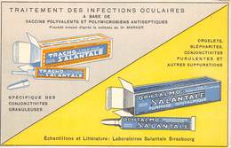 67-STRABOURG- CARTE PUB,LABORATOIRES SALANTALE  TRAITEMENT DES INFECTIONS OCULAIRES - Strasbourg