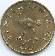 Tanzania - 1976 - 20 Senti - KM2 - Tanzania