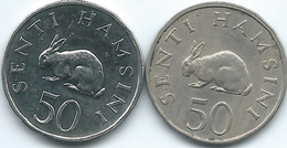 Tanzania - 50 Senti - 1966 - KM3 & 1990 - KM26 - Tanzania