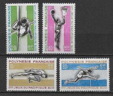 POLYNESIE - 1966 - YVERT N°42/45 * MLH - SPORTS - COTE = 41.5 EUR. - Ongebruikt